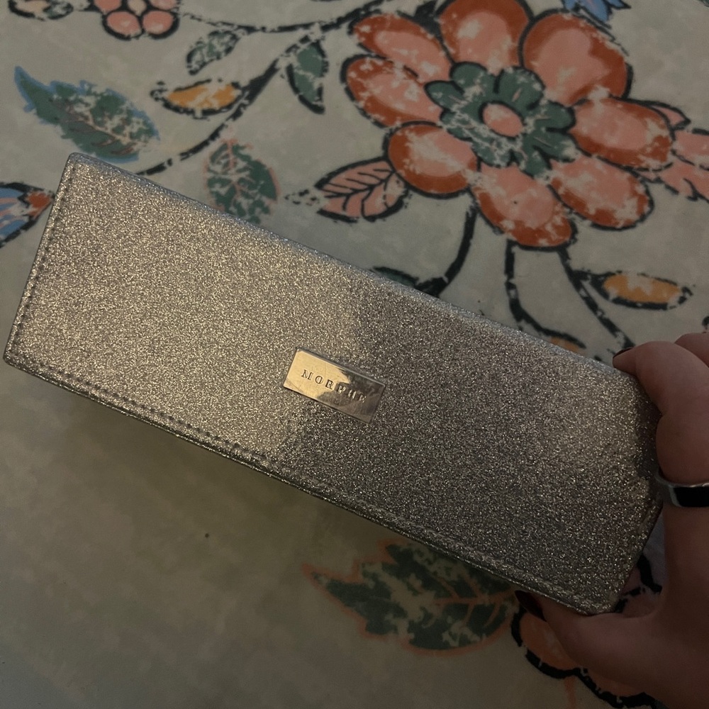 Morphe Sparkling Silver Makeup Case